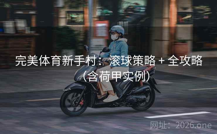 完美体育新手村：滚球策略 + 全攻略（含荷甲实例）